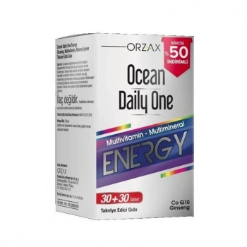 Orzax Ocean Daily One Energy 30+30 Tablet - %50 İndirimli