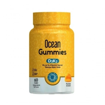 Orzax Ocean Gummies D3 K2 Vitamini 60 Adet