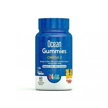 Orzax Ocean Gummies Omega 3 60 Adet Çiğnenebilir Jel Form