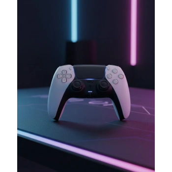 Oyun Kolu PS5 Uyumlu Kablosuz Bağlantı ve Uzun Pil Ömrü