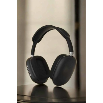 P9 Plus Kulaklık Siyah Bluetooth Bağlantılı Kulak Üstü Kablosuz