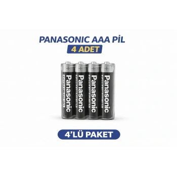 Panasonic AAA R03 İnce Pil Zinc Carbon Extra Heavy Duty 2’li 2 Paket