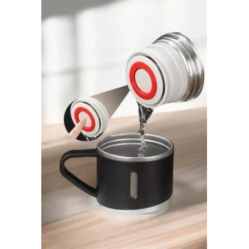 Paslanmaz Çelik 3’lü Termos Seti Vakumlu ve 8 Saat Isı Koruma