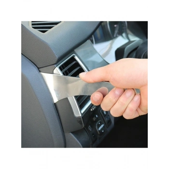 Paslanmaz Çelik Geniş Uçlu Radyo Panjur Torpido Sökücü Trim Sökme Aparatı