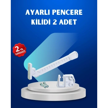 Pencere Güvenlik Kilidi Açılma Sınırlayıcı Aparat 2 Adet