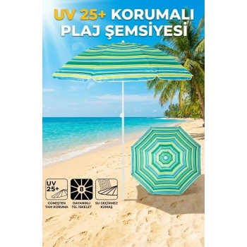 Plaj Şemsiyesi Sabit 180 cm
