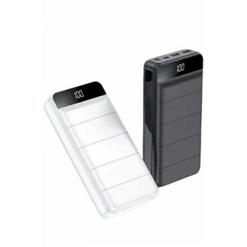 Powerbank 50.000 Mah Dijital Göstergeli Taşınabilir 4 Portlu Hızlı Powerbank