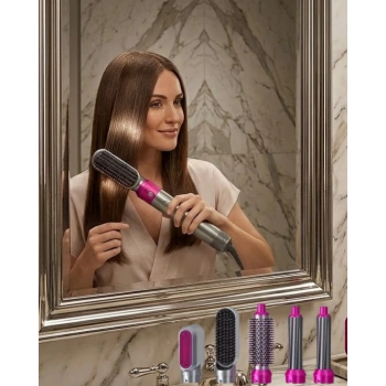 Profesyonel Saç Şekillendirici 5 Fonksiyonlu Fön Düzleştirme ve Dalga Yapma Seti