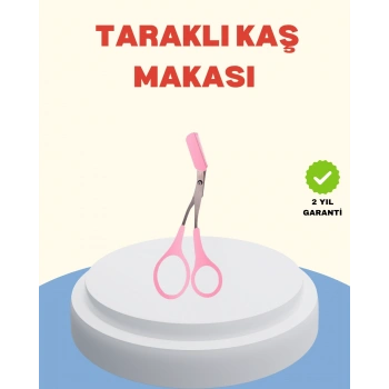 Profesyonel Taraklı Kaş Makası – Evde ve Salon Kullanımına Uygun
