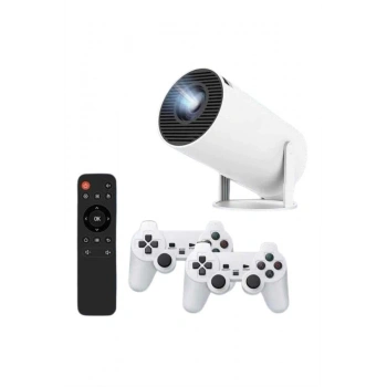 Projeksiyon Cihazı Video Oyun Konsolu 8 GB Hafıza LCD Ekran Kumandalı