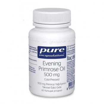 Pure Encapsulations Evening Primrose Oil 500 mg 60 Yumuşak Jel Kapsül