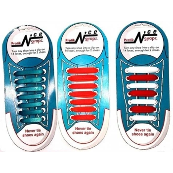 Renkli Silikon Ayakkabı Bağcıkları