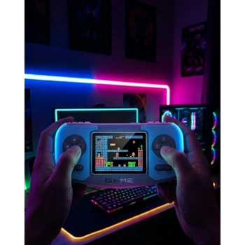 Retro El Konsolu Dahili Klasik Oyunlar AV TV Bağlantılı Şarjlı Oyun Cihazı