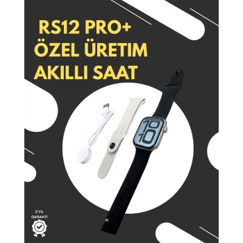 RS12 PRO+ 2025 Serisi Garantili Özel Üretim Akıllı Saat – AMOLED Ekran, GPS, 2GB Hafıza, Sesli Görüşme, Uzun Şarj Süresi