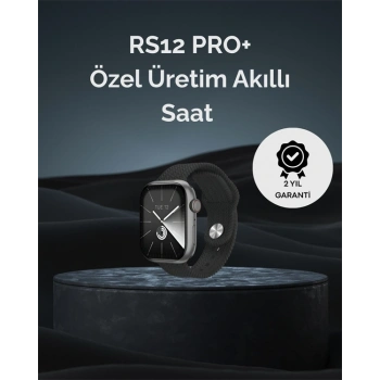 RS12 PRO+ 2025 Serisi Uzun Şarj Süreli Garantili Full Ekranlı Özel Üretim Akıllı Saat – 2GB Hafıza, AMOLED, GPS, Sesli Arama