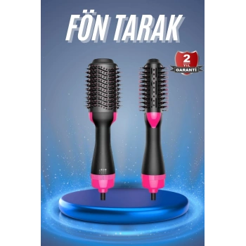 Saç Kurutma Makinesi Saç Düzleştirici Fön Tarak Isı Ayarlı Sıkı Dişli