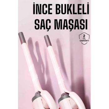 Saç Maşası 10MM İnce Bukle Taşınabilir Saç Kıvırma Çubuğu