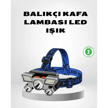 Şarj Edilebilir LED Kafa Feneri – 4 Işık Modu, IPX5 Su Geçirmez, Hareket Sensörlü