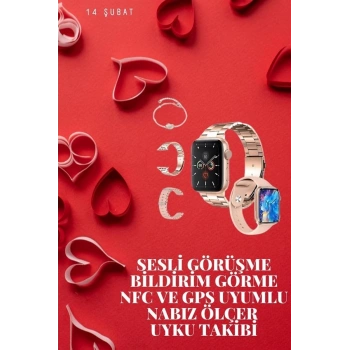 Sevgiliye Özel Yeni Nesil Akıllı Saat Çiftlere Özel Kampanya Çift Saatleri