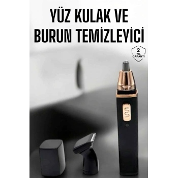 Seyahat Tipi Mini Taşınabilir Siyah Burun Kulak Yanak Kıl ve Tüy Temizleme Makinesi