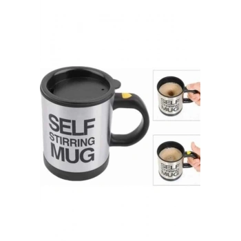 Sıcak Tutan Termos Bardak Kendi Kendini Karıştıran Mikser Kupa