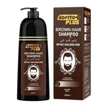 Softto Plus Brown Hair Shampoo 350 ml