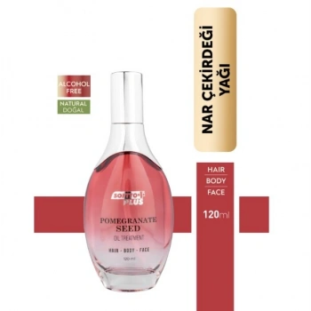 Softto Plus Nar Cilde Parlaklık ve Canlılık Kazandıran Saç Yüz ve Vücut Yağı 120 ml
