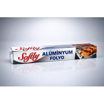 Softy Alüminyum Folyo 3,5 Metre Mutfak Folyosu Isıya Dayanıklı Gıda Saklama ve Fırın Folyosu 1 Adet