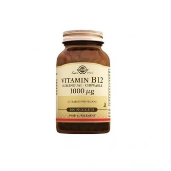 Solgar Vitamin B12 1000 mcg 100 Dilaltı Tablet