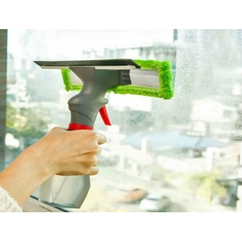 Spreyli Su Hazneli Mikro fiber Cam Silme Mopu