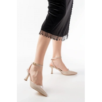 ST-004 Ten Rugan Günlük 7 cm Topuklu Bayan Ayakkabı