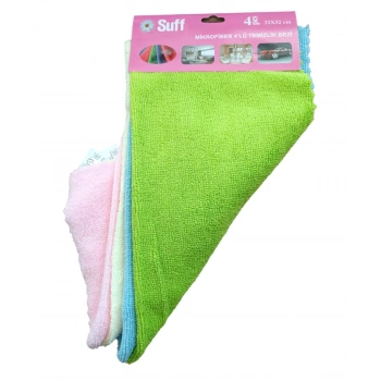 Mikrofiber Oto Temizlik Bezi Havlu 4'lü 32x32cm