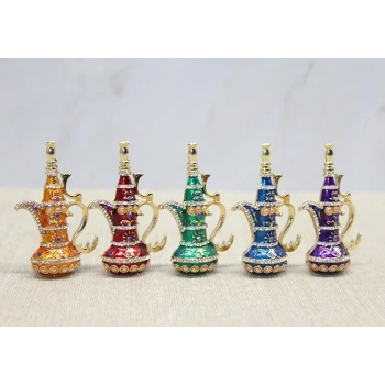 Swarovski Taşlı Minik Figür - Mini İbrik Model 2