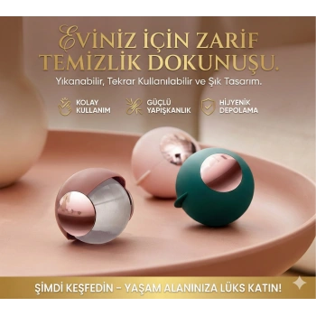 Taşınabilir Yıkanabilir Giysiler Yapışkan Saç Topu