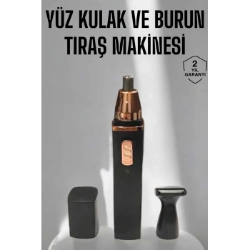 Tıraş Makinesi Kulak Burun ve Yüz Temizleyici Şarjlı Mini