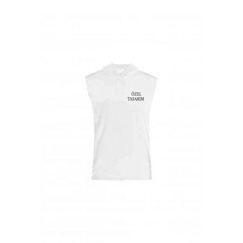 Tişört Tasarla Kapüşonlu Sıfır Kol Tişört