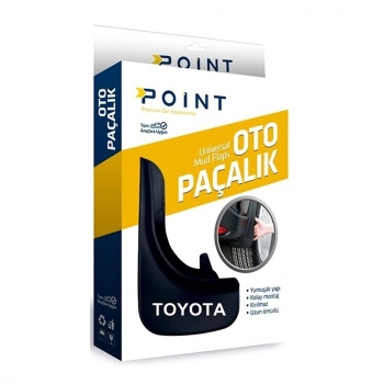 Toyota Paçalık Tozluk Çamurluk Universal Siyah 2'li