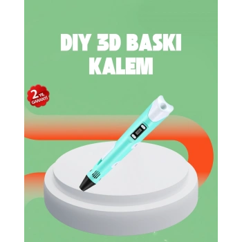 Üç Boyutlu 3D Yazıcı Kalem ABS ve PLA Uyumlu