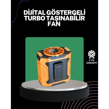 USB Şarjlı Kompakt El ve Boyun Fanı Çok Fonksiyonlu