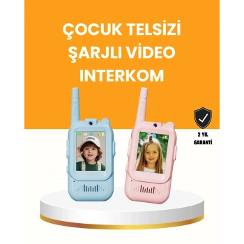 Uzun Menzilli Video Walkie Talkie Eğitici ve Eğlenceli Oyuncak