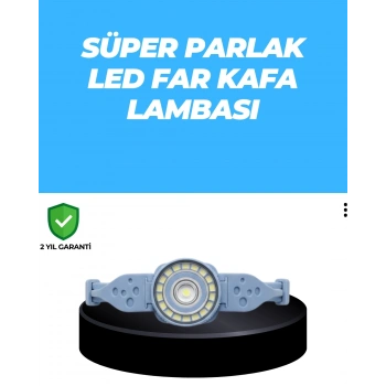 Uzun Pil Ömürlü Kamp ve Dağcılık Kafa Lambası