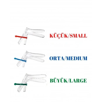 Vaginal Speculum S/M/L - Vajinal Spekülüm 3lü Paket
