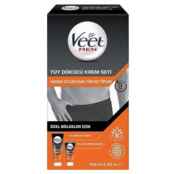 Veet Men Tüy Dökücü Krem 100 ml + Balsam 50 ml