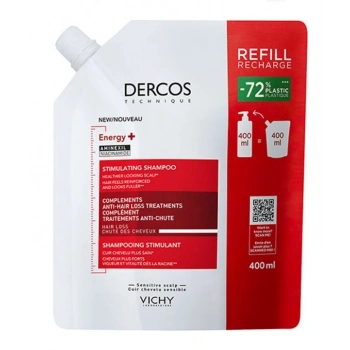 Vichy Dercos Energisant Saç Dökülmesine Karşı Şampuan Refill 400 ml