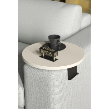 Yan Sehpa Ayarlanabilir Tepsi - BEYAZ