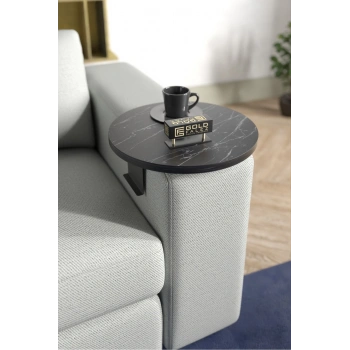 Yan Sehpa Ayarlanabilir Tepsi Dekoratif Modern Tepsi Bendir