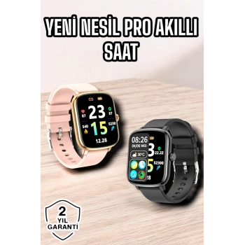 Yeni Nesil Akıllı Saat Arama Bildirimleri, Uyku & Kalp Atış Takibi