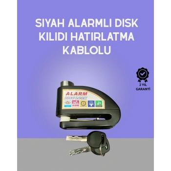 Yüksek Sesli 110dB Çelik Disk Kilidi Su Geçirmez