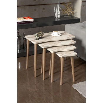 Zigon Sehpa Ahşap 4lü Efes KR