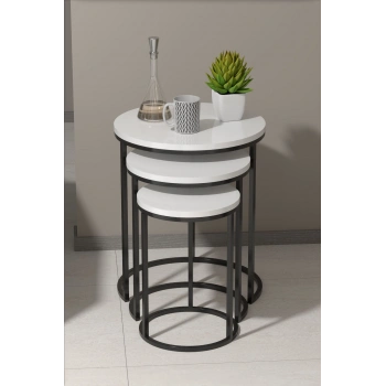 ZİGON SEHPA C LÜX BEYAZ